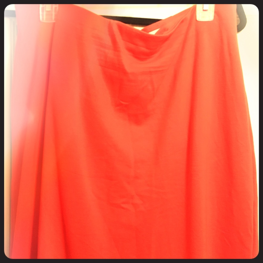 Orange skirt